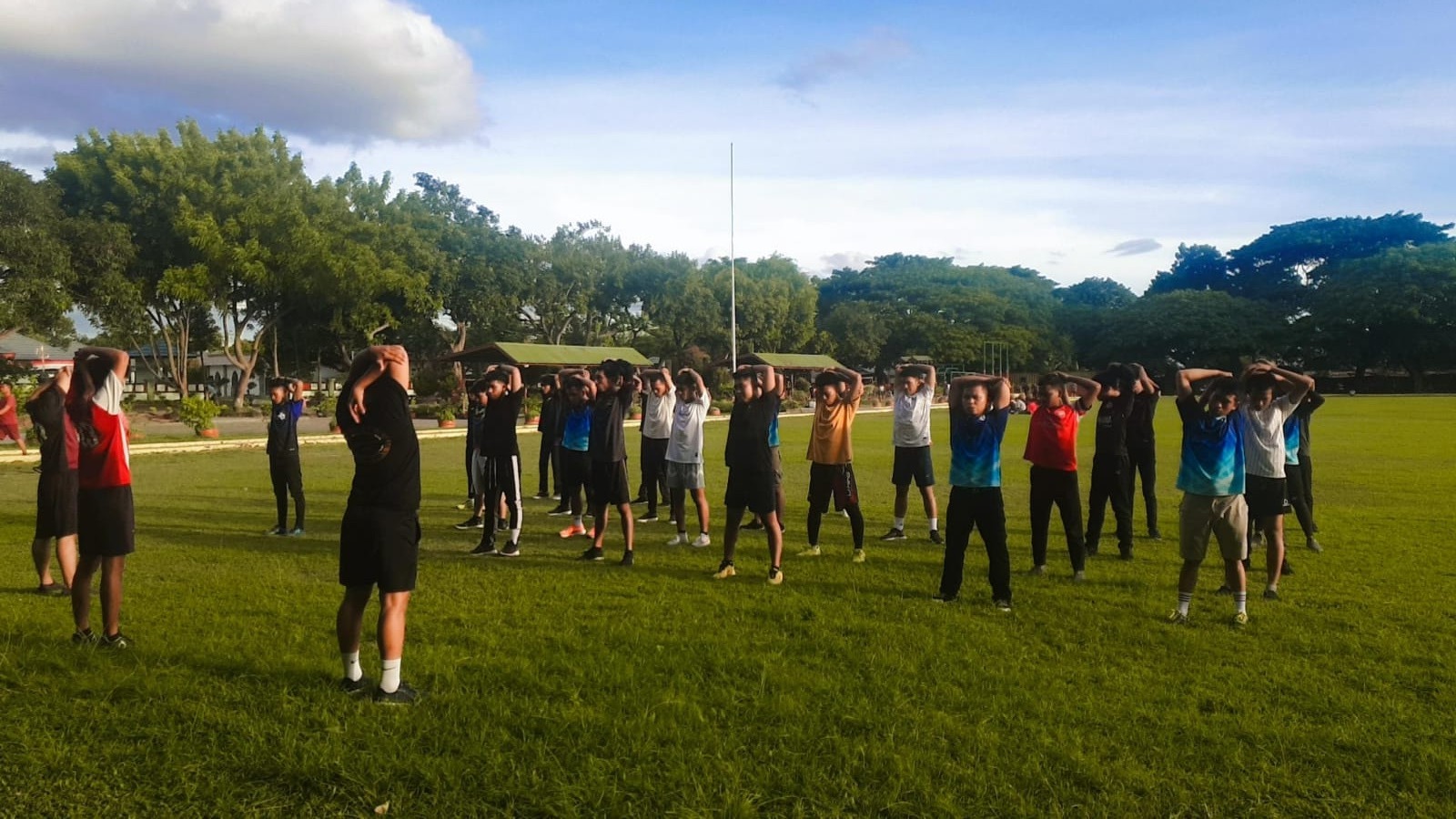 Outdoor sports session